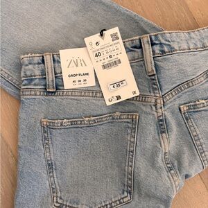 ZARA jeans- mid rise cropped